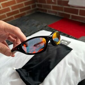 Oakley Twenty XX Jet Black 04-580 Ruby Iridium Lens Sunglasses Vintage Rare